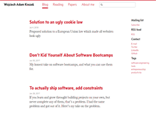 Tablet Screenshot of koszek.com